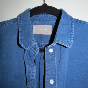 Everlane Button Down Denim Top, Size 8